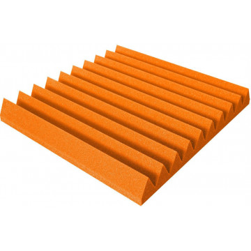 Mega Acoustic PMK 7 50 x 50 x 7 Portocaliu - Burete Acustic Piramidal Ignifugat