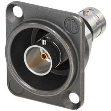 Neutrik NBB75DFIX - Conector BNC pentru panou