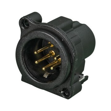 Neutrik NC5MBV-B - Conector XLR tata 5 pini