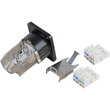 Neutrik NE8FDX-Y6-B - Conector RJ45 pentru panou - Img 2
