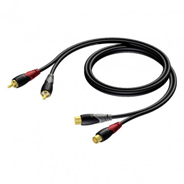 ProCab CLA850/1.5 - Cablu audio 2 x RCA mama - 2 x RCA tata
