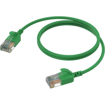 ProCab CSD560G/0.3 - Cablu de retea 0.3 metri CAT6A U/UTP RJ45 tata - RJ45 tata slim 30 AWG LSHF