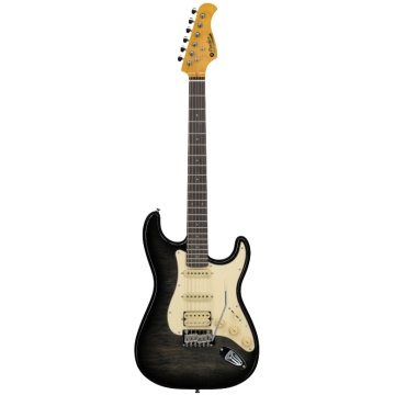 Prodipe Guitars ST 93 Alder Trans Black - Chitara electrica