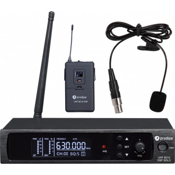Prodipe UHF B210 DSP Lavalier Solo - Sistem wireless cu bodypack si lavaliera