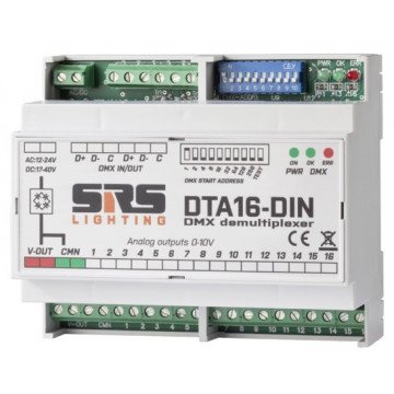 SRS Light DTA16-DIN - Convertor DMX