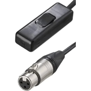 SRS Light SHUTT ON.OFF-3 - Telecomanda cu fir pentru obturator de videoproiector SRS cablu de 4 m si XLR cu 3 pini