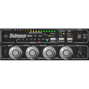 Universal Audio UAD Empirical Labs EL8 Distressor Compressor - Plugin compresor versatil cu diferite moduri de saturatie