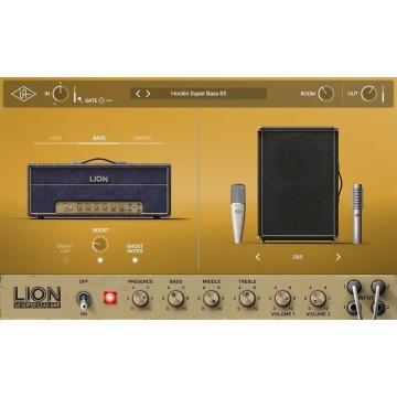 Universal Audio UAD Lion '68 Super Lead Amp - Plugin amp sim british plexi cu 3 configuratii si 6 setup-uri de cab si microfon - Img 2