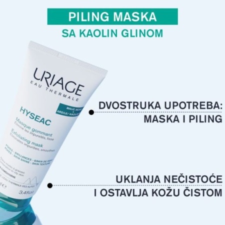 URIAGE HYSEAC eksfolijativna maska 100ml - Img 3