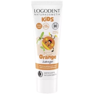 LOGONA KIDS FUNNY ORANGE PASTA ZA ZUBE 75ML