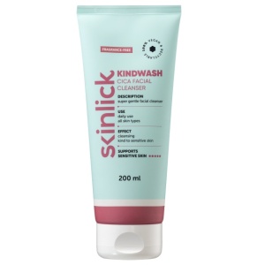 SKINLICK KINDWASH kremasti gel za čišćenje lica sa Cica ekstraktom 200ml