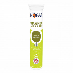 BIOFAR vitamin C 500mg 20 šumećih tableta