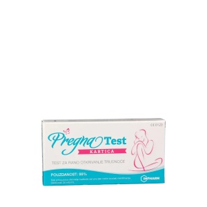 TEST PREGNA kartica 1x