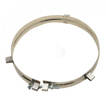 Colier inox, imbinare elementi, cu prindere in 3 puncte, diam 300 mm