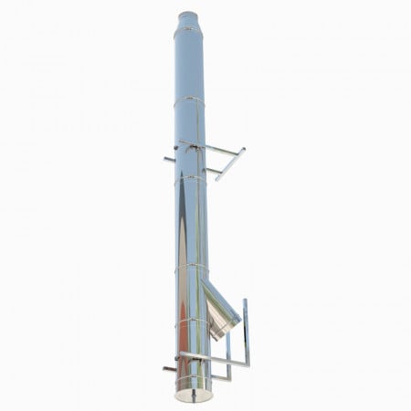 Sistem cos fum inox izolat, diam int 180 mm , ext 280 mm, H=4M - Y