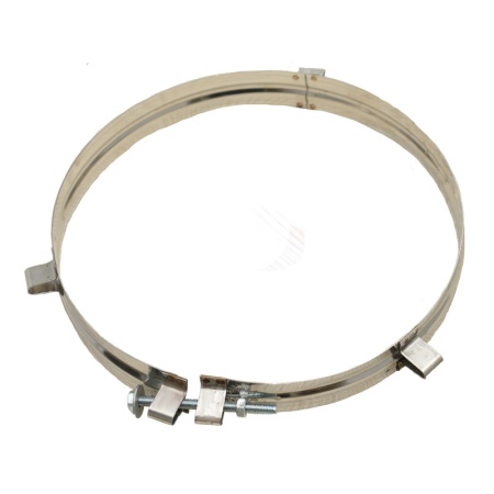 Colier inox, imbinare elementi, cu prindere in 3 puncte, diam 220 mm