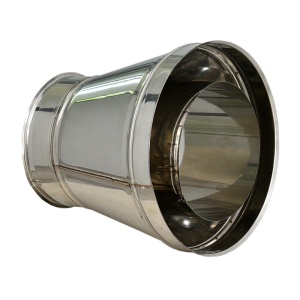Elemente cos fum izolate Rogher Capac terminal inox, conic, diam 260-160 mm