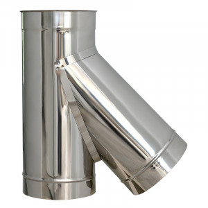 Ramificatie Y, 45 gr, inox neizolat, diam 160 mm
