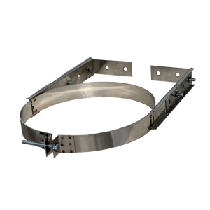 Suport intermediar inox, reglabil 250 mm, diam 220 mm