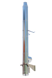 Sistem cos fum inox izolat, diam int 120 mm , ext 220 mm, H=4M - Img 8