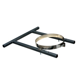 Suport intermediar otel cu colier inox, diam 220 mm