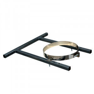 Suport intermediar otel cu colier inox, diam 260 mm