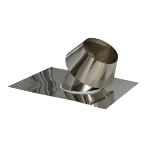 Trecere prin acoperis din inox, 45 gr, diam 220 mm