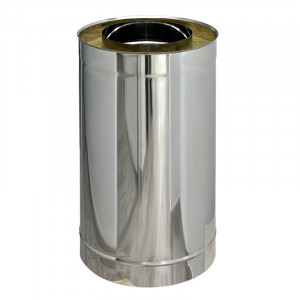 Element liniar inox izolat, diam int 160 , ext 260 mm, H=0.5M