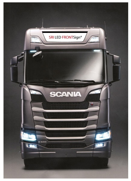 FrontSignLED® – Scania Highline 28×120 cm S &amp; R - Img 2