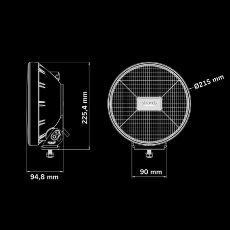 IZE LED OG DRIVING LIGHT 9 - STRANDS - Img 6