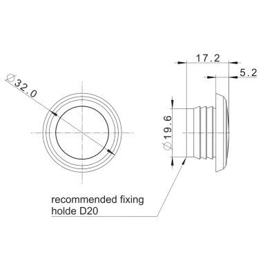 LED RONDE BLANCHE 12-36V - Img 2