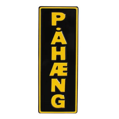 PAHAENG GRAVÉ NOIR ET JAUNE