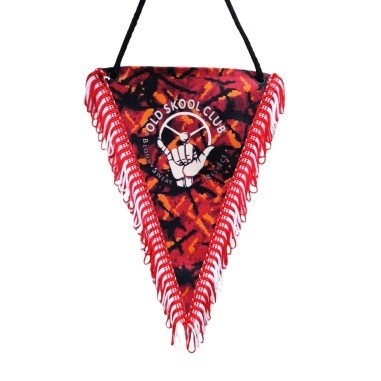 FANION OLD SCKOOL CLUD RED PLUSH