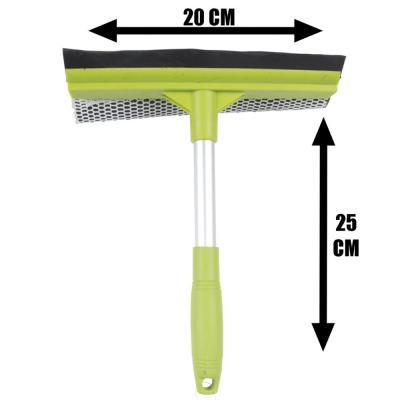 WINDOW SCRAPER SCRAPER + RUBBER 20X25 CM - Img 1