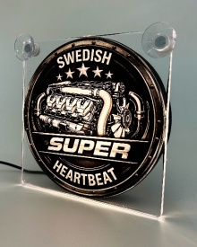 LIGHTBOX 17x17 SWEDISH HEARTBEAT