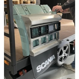 SUPORTE LUZES SCANIA / TURBO TRUCKPARTS SEM BATERIA - Img 4