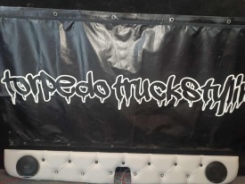 PALA SOL SCANIA NEXT GEN COM LED + COLUNAS - Img 4