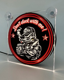 LIGHTBOX 17x17 ANGRY DUCK