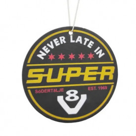NEVER LATE IN V8 SUPER AIR FRESHENER LEMON