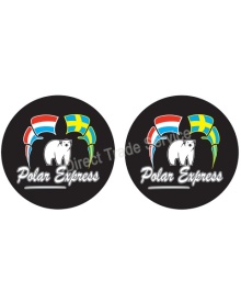 STICKER POLOR EXPRESS FLAGS