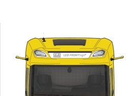 FrontSignLED® – DAF XG 2021 – 21×137 cm - Img 2