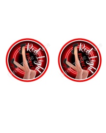STICKER RED LIGHT DISTRICT BLACK HEELS