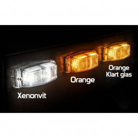 OMNIUS DOUBLE BURNER LARANJA / VIDRO TRANSPARENTE