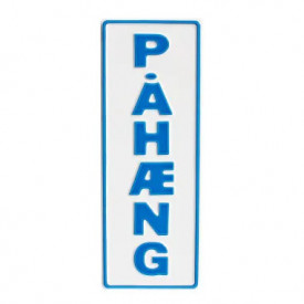 PAHAENG EM RELEVO BRANCO E AZUL