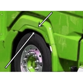 RALLONGE DE GARDE-BOUE DAF XF/XG/XG+