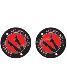 STICKER RED LIGHT DISTRICT BLACK
