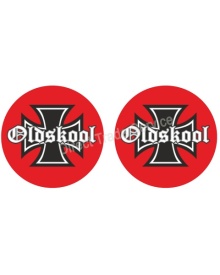 STICKER OLD SKOOL CROSS
