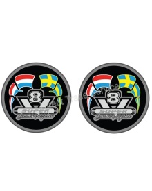 STICKER V8 SWEDISH PERFECTION