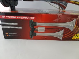 GAMME AVERTISSEUR PNEUMATIQUE 125 dB KIT DEUX TROMPETTES - Img 2