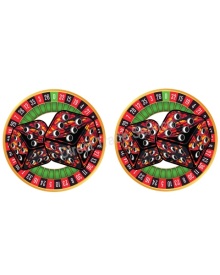 STICKER DICES RED
